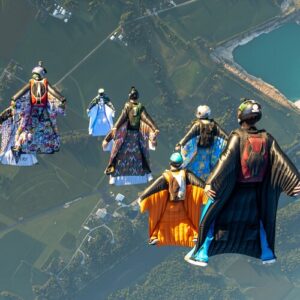 Wingsuit skydiving. More than tandem skydiving, Skydive Chicago is the hub of all disciplines and competitions.