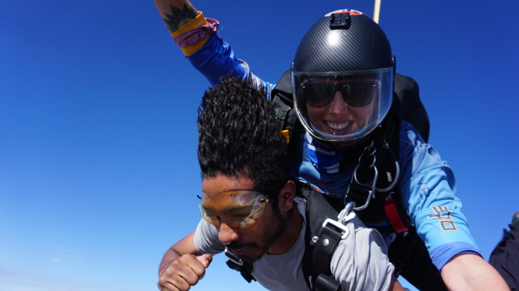 Skydiving: Selfie media package at Skydive Chicago shot on a Go Pro