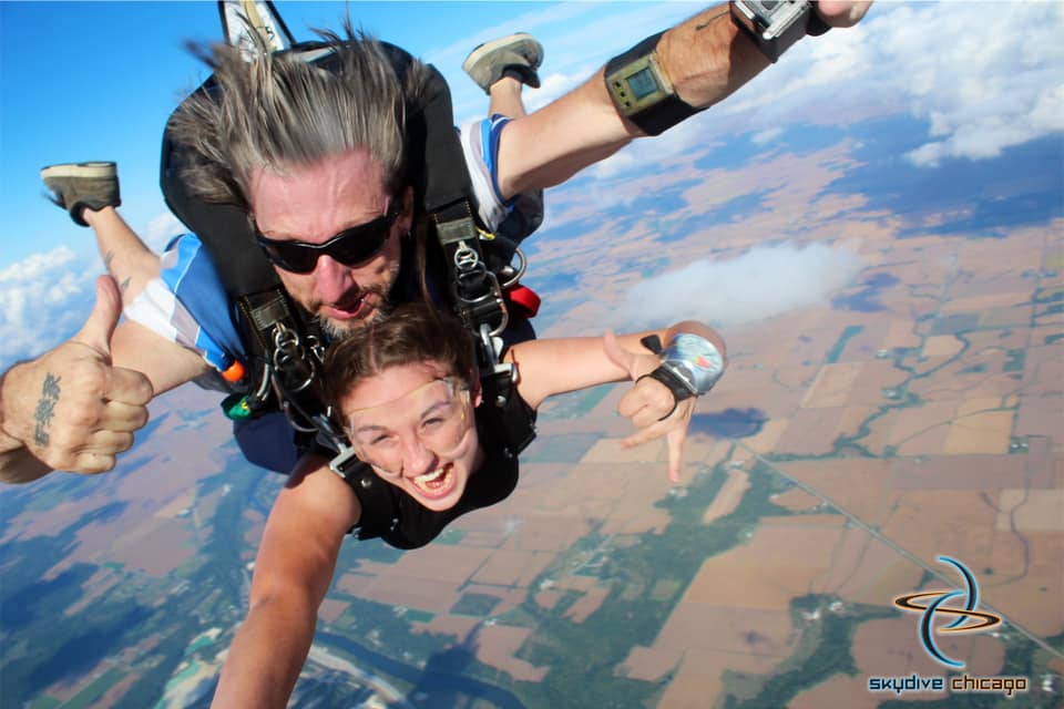 Chad Staerkel tandem instructor at Skydive Chicago