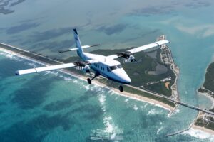 Dave Schwartz flying the Skydive Chicago twin otter in Florida