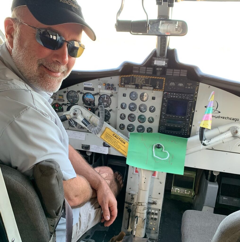 Dave Schwartz, pilot at Skydive Chicago