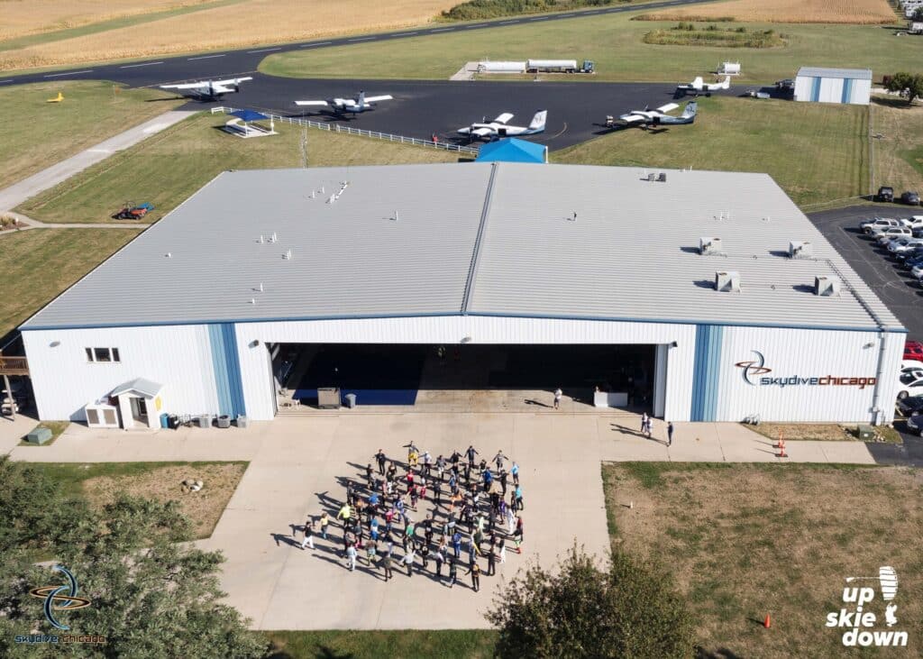 The Vertical Sequential World Record attempts at Skydive Chicago in 2021. 