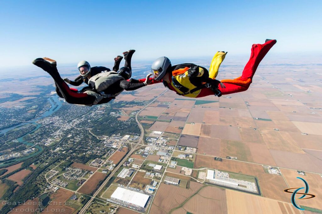 3-way Group for Rookie Fest - a newer jumper event at Skydive Chicago