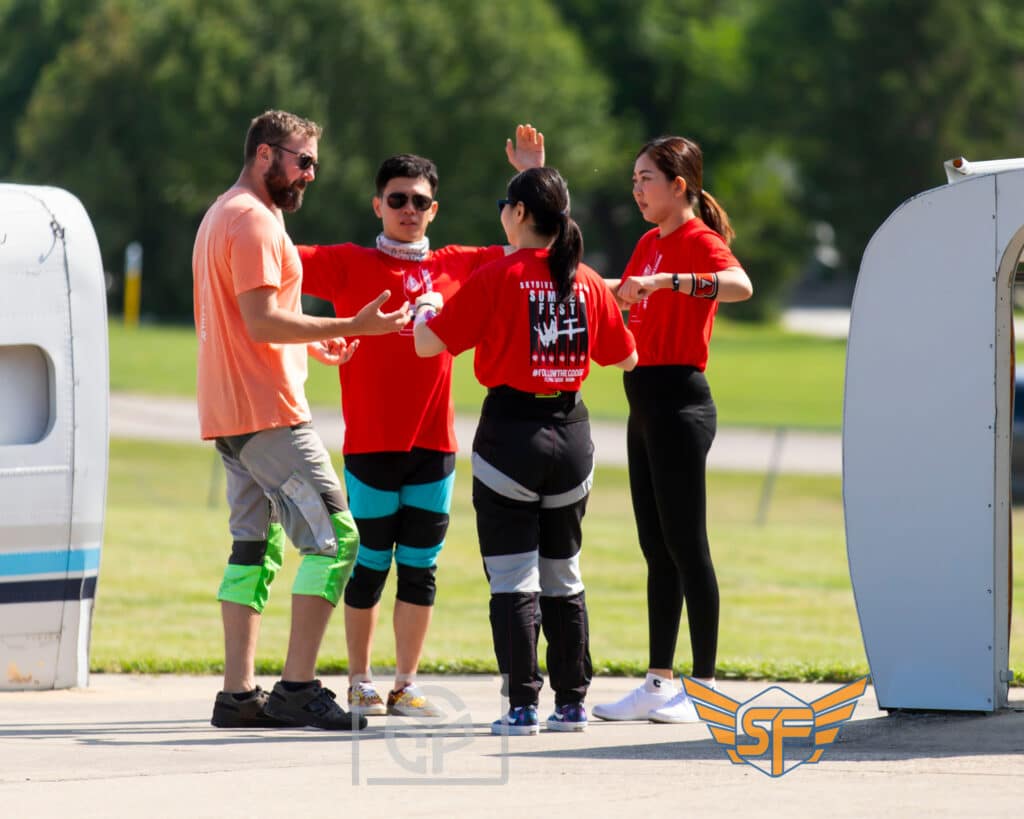 Load Organizer Colin Conway dirt dives a VFS jump