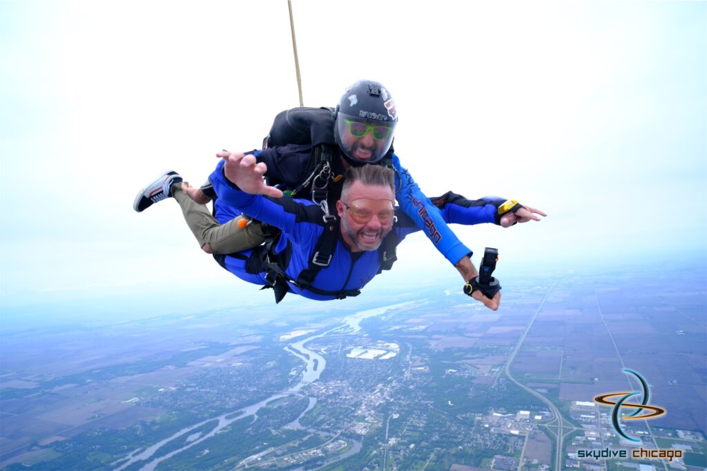 Why Skydive? Here's a tandem pair at Skydive Chicago in Ottawa, IL.