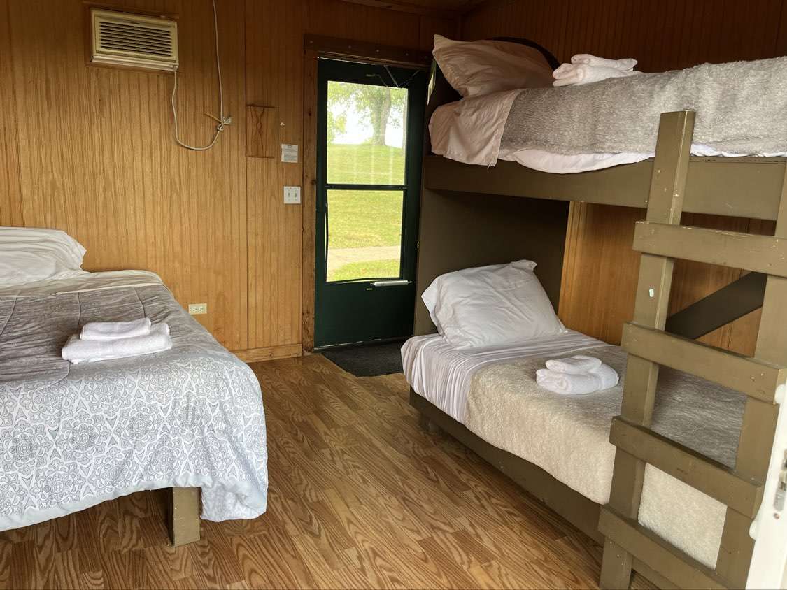 rustic cabin interior