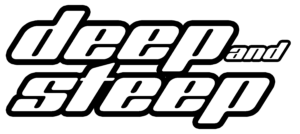 Deep and Steep Logo Black